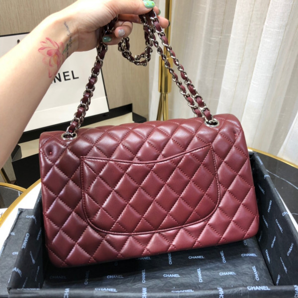 CL FLAP BAG LAMBSKIN