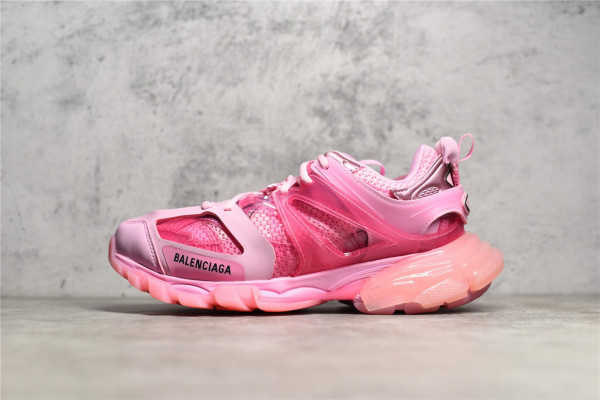Ba*len*cia*ga track sneaker clear sole