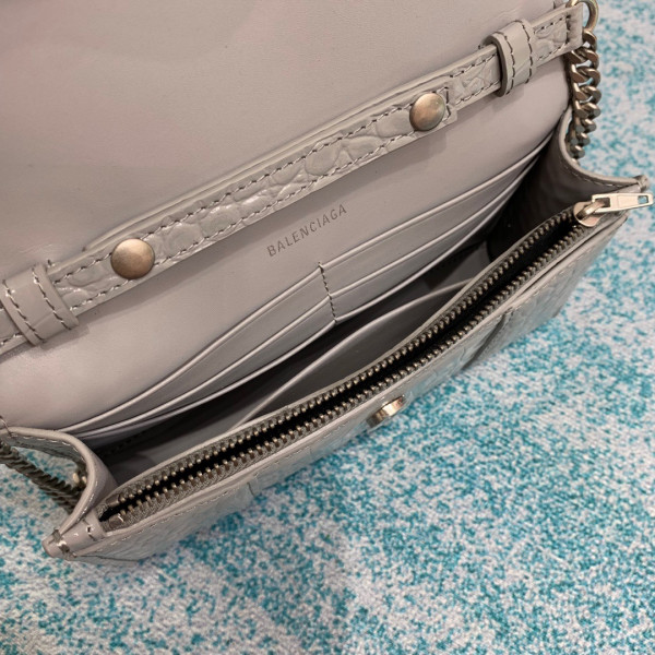 Ba*len*cia*ga hourglass chain bag