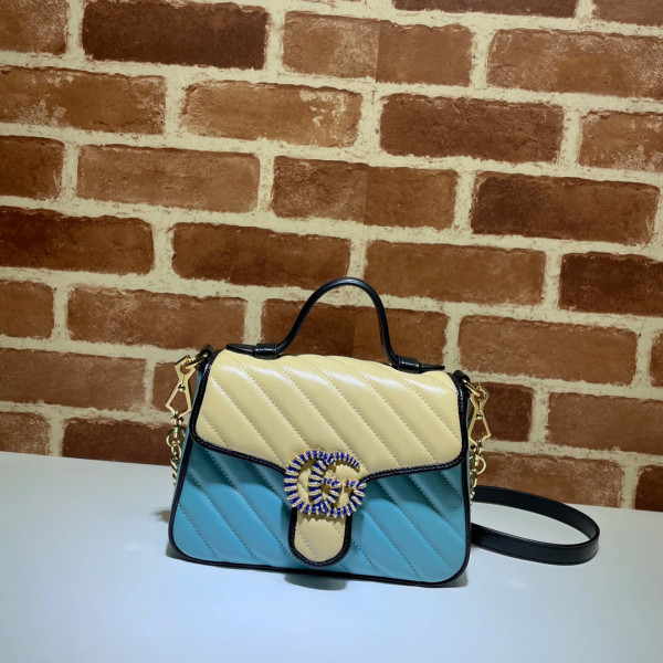 G*u*i gg marmont mini top handle bag