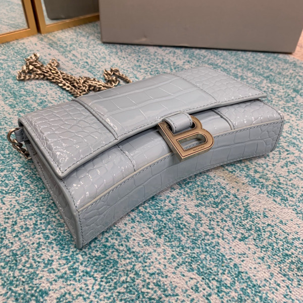 Ba*len*cia*ga hourglass chain bag