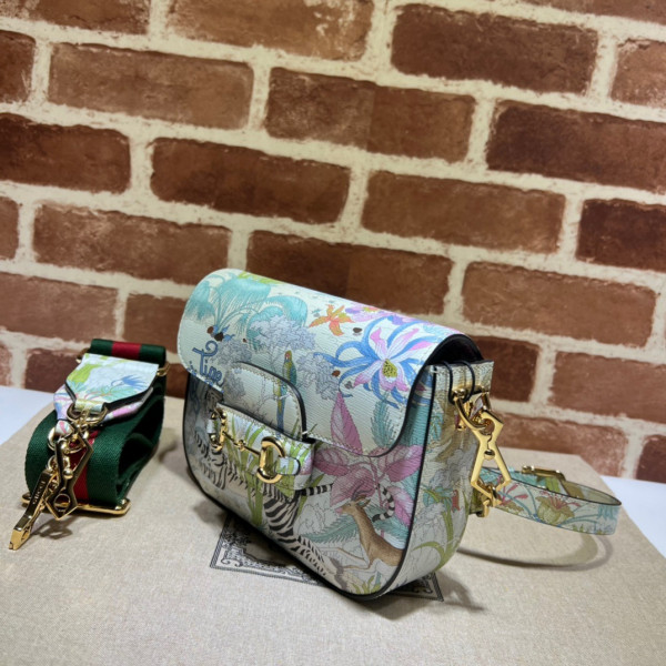 G*u*i tiger horsebit 1955 mini bag