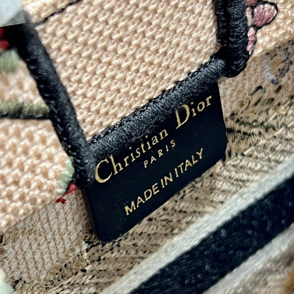 mini D*or book tote phone bag