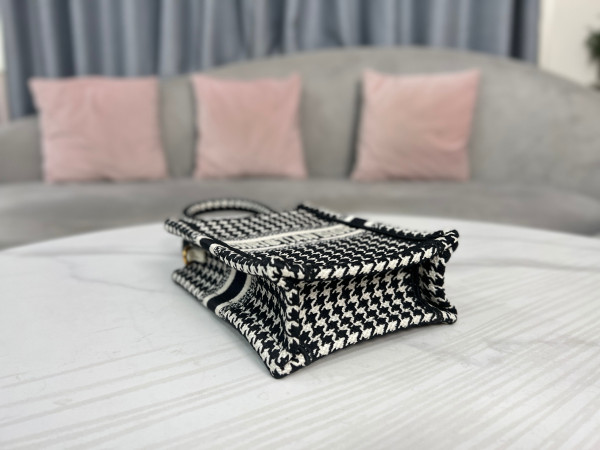 mini D*or book tote phone bag